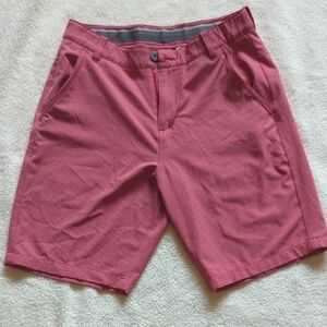Puma Pink Flat Front Bermuda Shorts